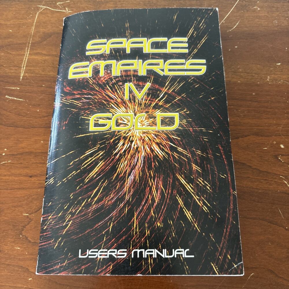 Space Empires 4 IV Gold (PC, 2002) Windows PC CD Computer Game Manual CD - Picture 2 of 7